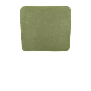 badstof aankleedkussenhoes olive green