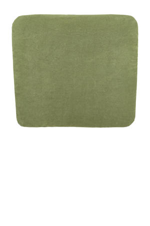 badstof aankleedkussenhoes olive green