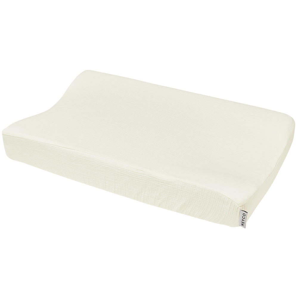 Meyco pre-washed hydrofiel aankleedkussenhoes natural