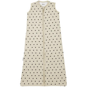 zomer slaapzak Sweet Heart soft sand/black