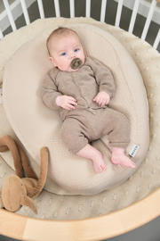 thumbnail: Meyco pre-washed hydrofiele relaxhoes voor voedingskussen sand