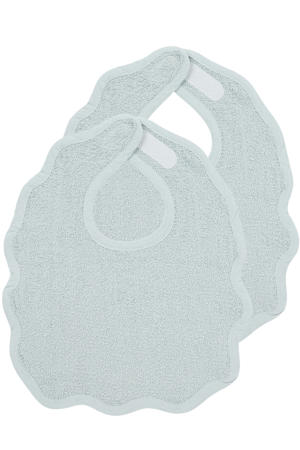 badstof slab Wavy - set van 2 grey blue