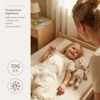 thumbnail: Meyco pre-washed hydrofiele zomer slaapoverall jumper soft sand