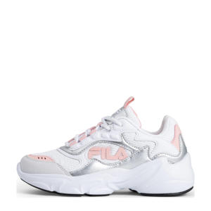 Collene  sneakers wit/zilver/lichtroze
