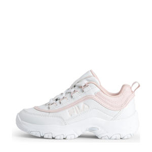 Strada  sneakers wit/lichtroze