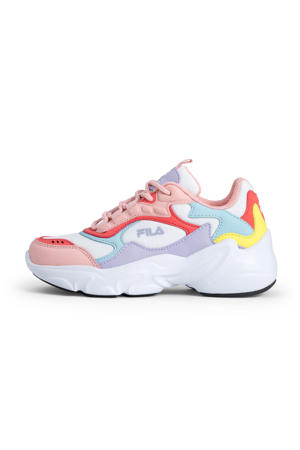 Collene  sneakers wit/lichtroze/lila