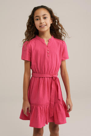 korte jurk roze