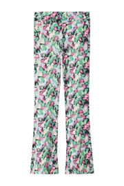 thumbnail: Donkerblauw, groen en roze meisjes NAME IT KIDS flared legging van polyester met regular waist en elastische tailleband