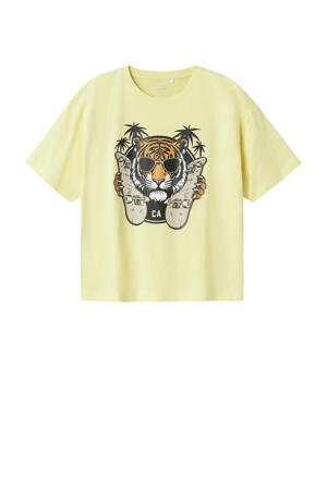 T-shirt geel