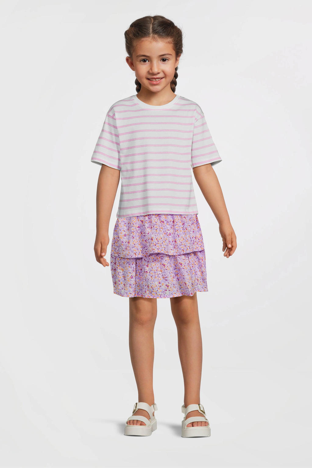 NAME IT KIDS T-shirt lichtroze
