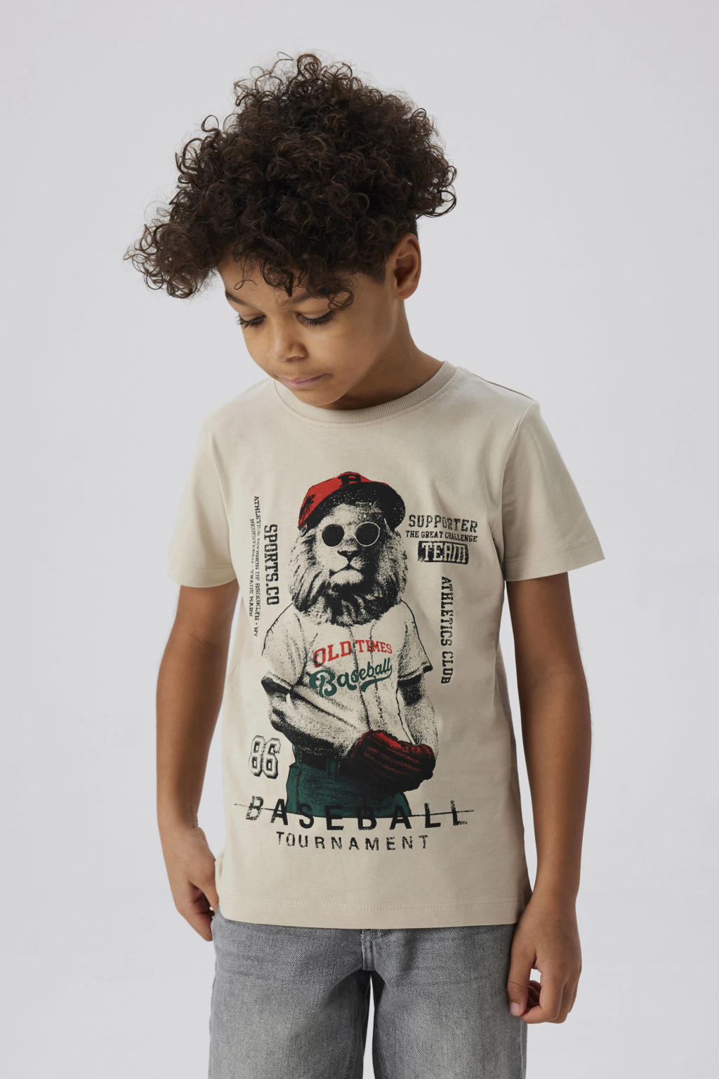 NAME IT KIDS T-shirt zand