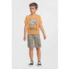 NAME IT KIDS T-shirt goudgeel