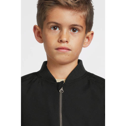 NAME IT KIDS bomberjack zwart Jas Jongens/Meisjes Polyester Ronde hals