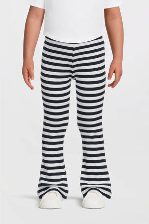 flared legging donkerblauw
