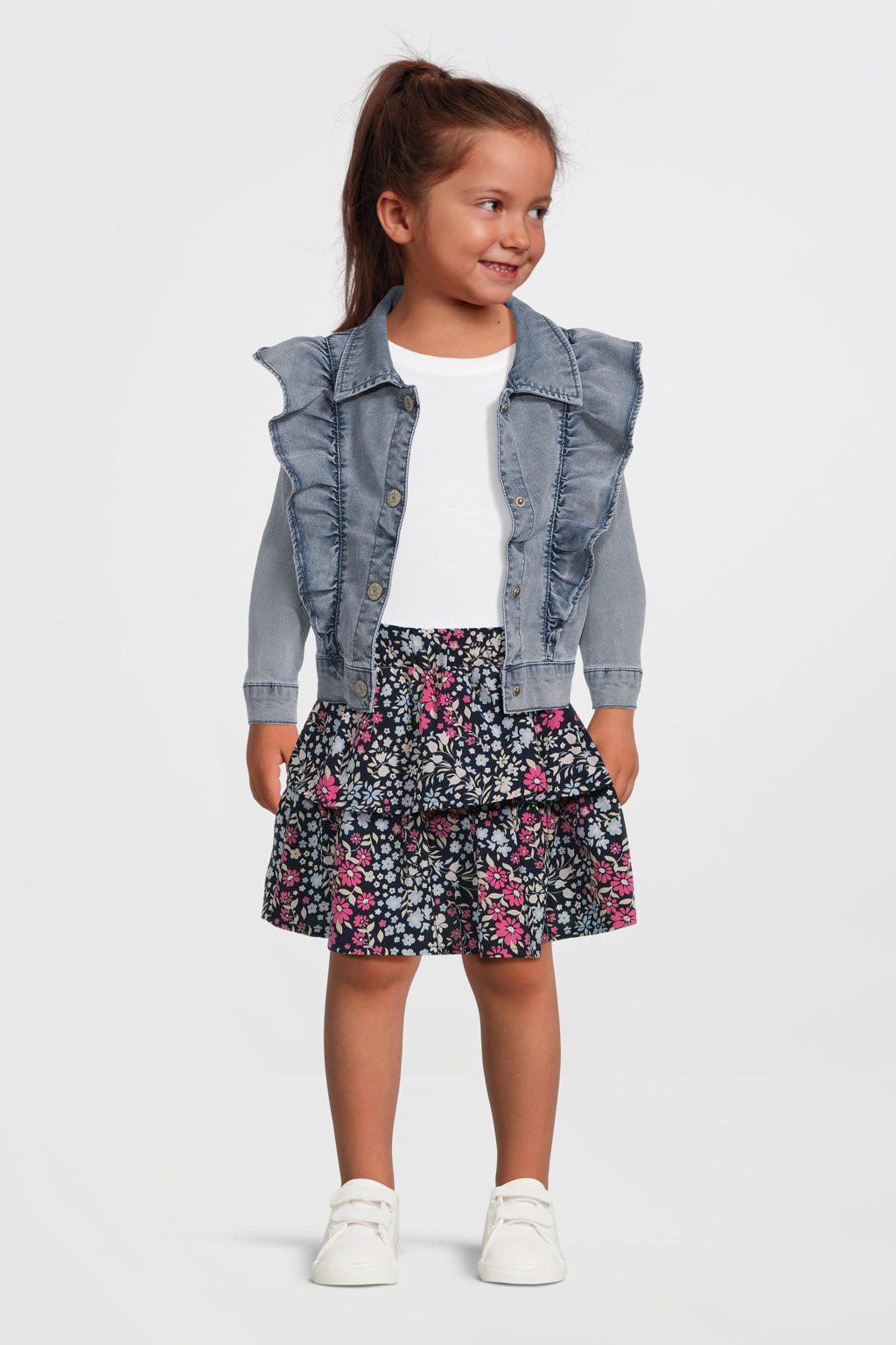 NAME IT MINI spijkerjas light blue denim