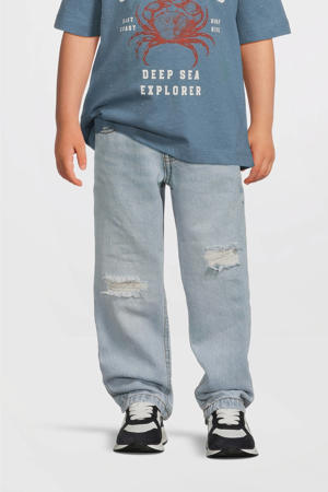 tapered jeans light blue denim