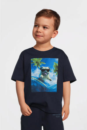 T-shirt donkerblauw