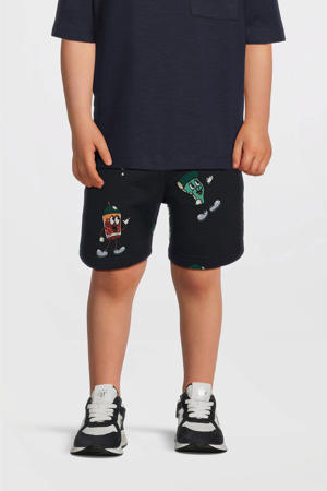 casual short donkerblauw