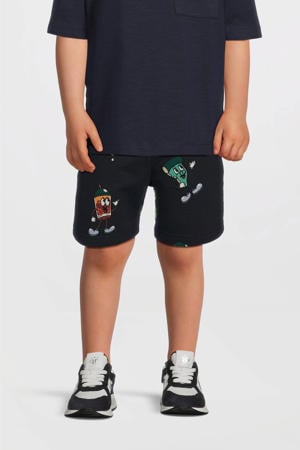 casual short donkerblauw