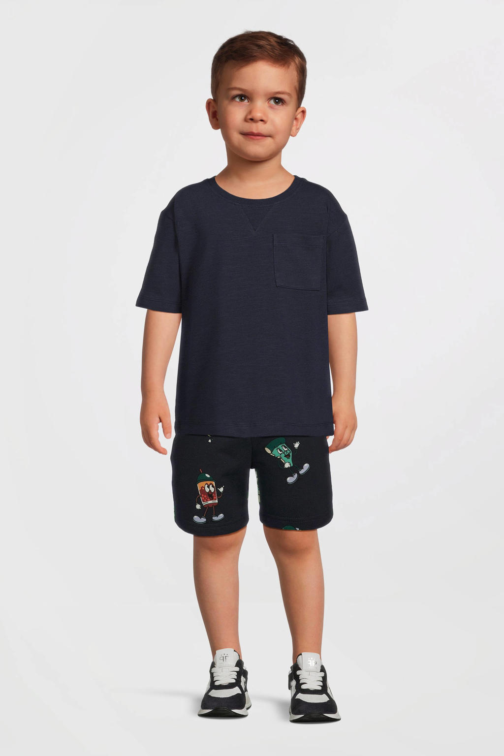 NAME IT MINI casual short donkerblauw