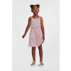 NAME IT KIDS zomerjurk NKFFAHEART roze/rood