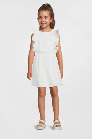 jurk broderie wit