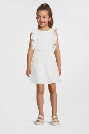 jurk broderie wit
