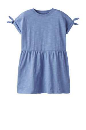 midi jurk blauw