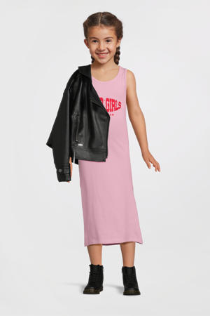 maxi jurk roze