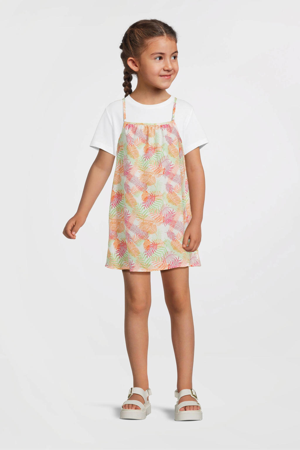Mango Kids zomerjurk lichtroze Mango Kids zomerjurk lichtroze