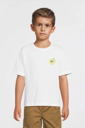 T-shirt met backprint wit
