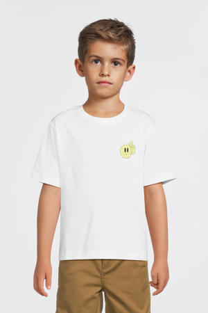 T-shirt met backprint wit