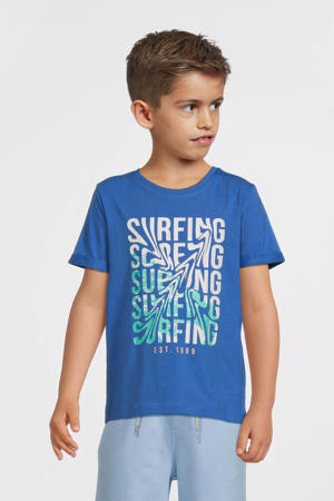 T-shirt hardblauw