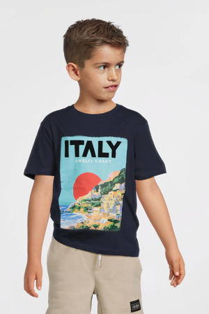 T-shirt donkerblauw