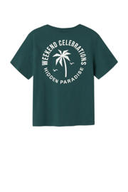 thumbnail: NAME IT KIDS T-shirt donkergroen