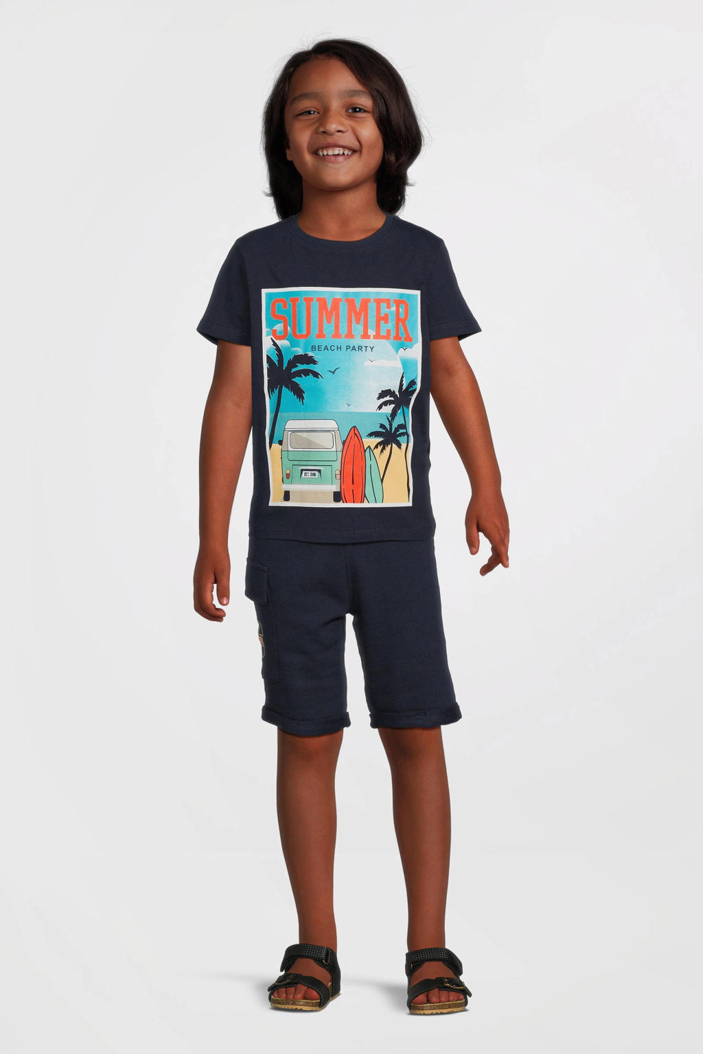 NAME IT KIDS T-shirt donkerblauw
