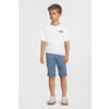 NAME IT KIDS T-shirt met backprint wit
