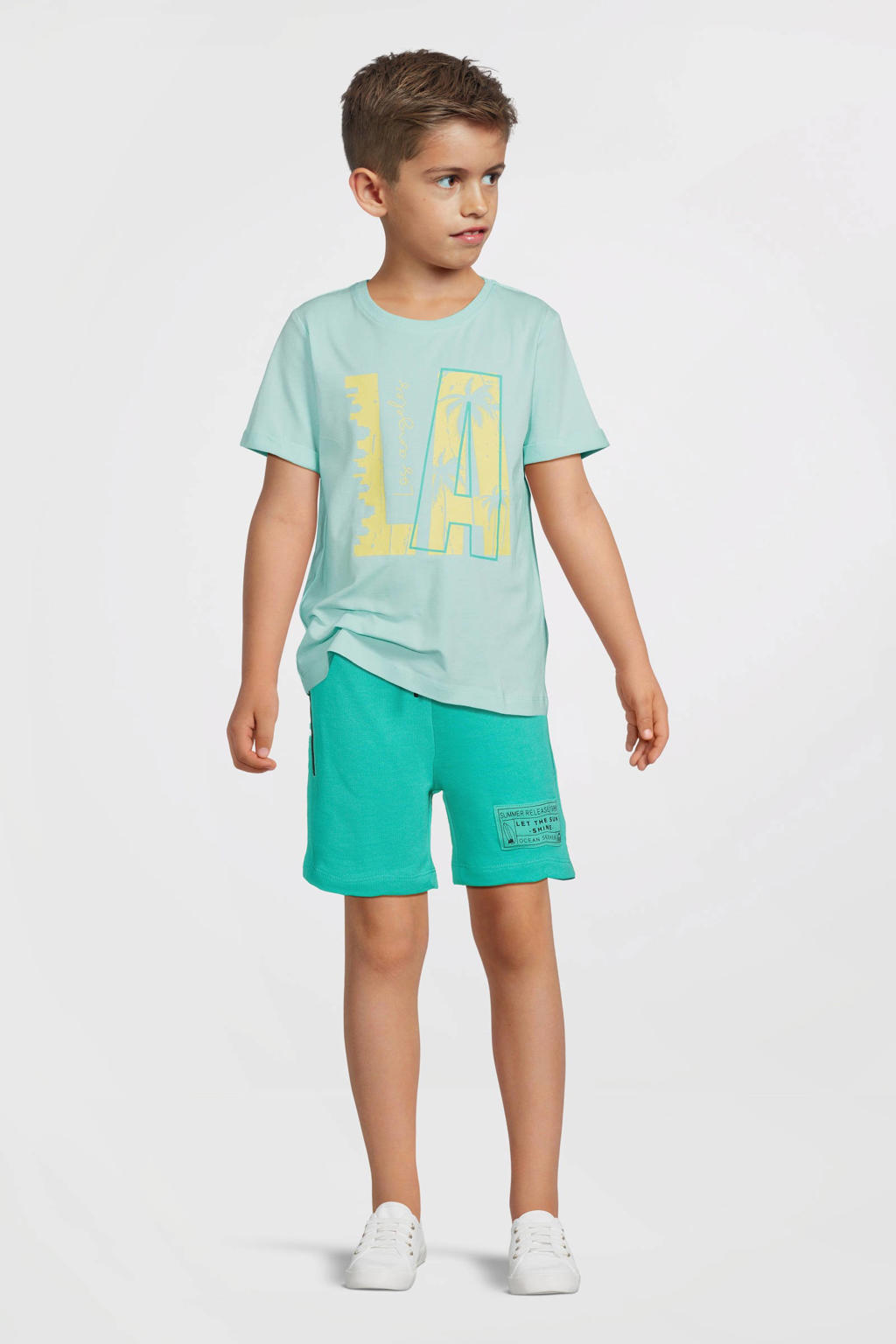NAME IT KIDS sweatshort turquoise