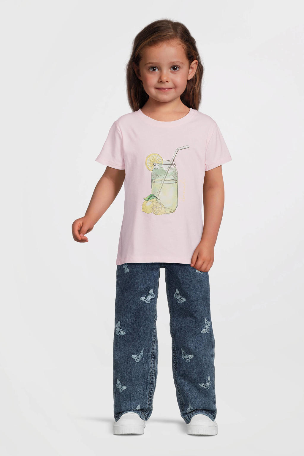 NAME IT MINI T-shirt lichtroze