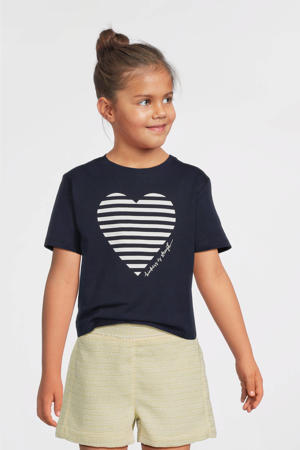 T-shirt donkerblauw