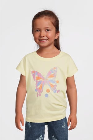 T-shirt lichtgeel
