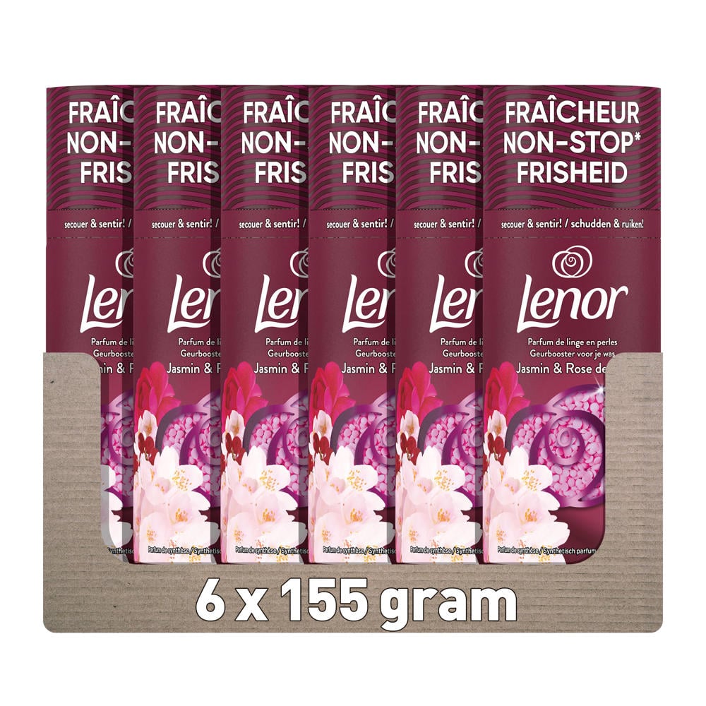 Lenor Geurbooster Jasmijn & Rose de Mai - 6 x 155g
