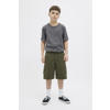 JACK & JONES JUNIOR cargo short donkergroen
