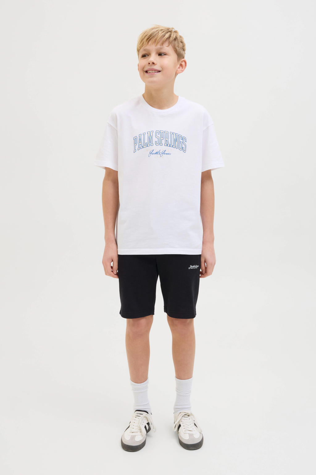 JACK & JONES JUNIOR sweatshort zwart