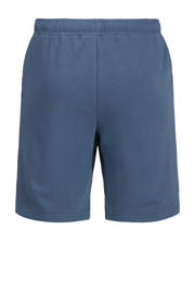 thumbnail: Blauwe jongens JACK & JONES JUNIOR sweatshort met slim fit, regular waist, elastische tailleband met koord en effen