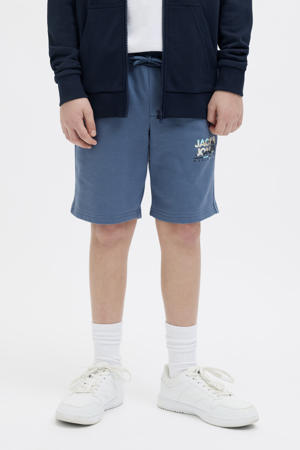 sweatshort blauw
