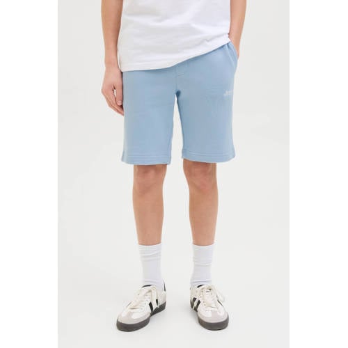 JACK & JONES JUNIOR sweatshort lichtblauw Korte broek Effen