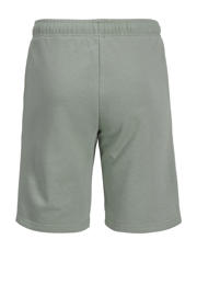 thumbnail: Groene jongens JACK & JONES JUNIOR sweatshort met slim fit, regular waist, elastische tailleband met koord en effen