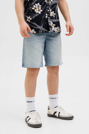denim short light blue denim