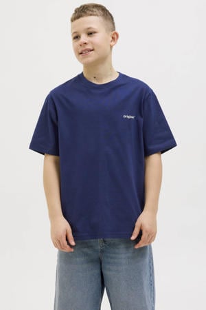 T-shirt donkerblauw